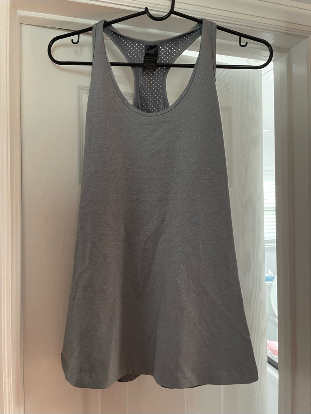 MPG Gray Racerback Performance Tank